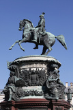 Nicholas I Monument in St. Isaac's Square, St. Petersburg, Russia, Europe Photographic Print by  Godong