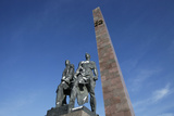 Bronze Figures of Soldiers Who Defended Leningrad, Victory Square War Mem, St. Petersburg, Russia Photographic Print by  Godong