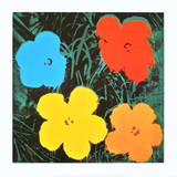 Flowers IV Affiches par Andy Warhol