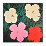 Fleurs III Posters par Andy Warhol
