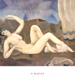 Anticipation - Reclining Nude Posters by Alfons Walde