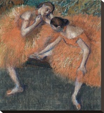 Two Dancers, ca. 1898 Stretched Canvas Print by Degas Edgar