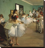 The Dance Class, 1874 Stretched Canvas Print by Degas Edgar