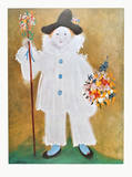 The Artist's Son Pierrot with Flowers , 1929 Julisteet tekijänä Pablo Picasso