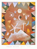 Above the Mountain Peaks Prints by Paul Klee