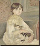 Julie Manet, 1887 Stretched Canvas Print by Renoir Pierre-Auguste