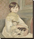 Julie Manet, 1887 Stretched Canvas Print by Renoir Pierre-Auguste