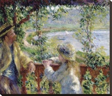 By the Water, ca. 1880 Stretched Canvas Print by Renoir Pierre-Auguste