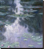 Water Lilies (Nympheas), 1907 Stretched Canvas Print by Monet Claude