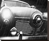 Studebaker Rain Stretched Canvas Print by James Richard