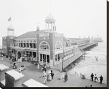 Atlantic City Steel Pier, 1910s Stretched Canvas Print by Unknown Unknown