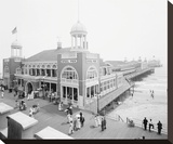 Atlantic City Steel Pier, 1910s Stretched Canvas Print by Unknown Unknown