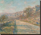 Road of La Roche Guyon, 1880 Stretched Canvas Print by Monet Claude