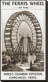 The Ferris Wheel, 1893 Stretched Canvas Print by Unknown Unknown
