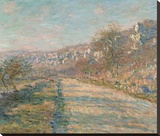 Road of La Roche Guyon, 1880 Stretched Canvas Print by Monet Claude