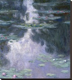 Water Lilies (Nympheas), 1907 Stretched Canvas Print by Monet Claude
