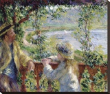 By the Water, ca. 1880 Stretched Canvas Print by Renoir Pierre-Auguste