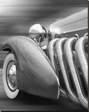 Duesenberg in Motion Stretched Canvas Print by James Richard