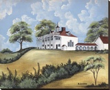 Mt. Vernon Stretched Canvas Print by Jeffords Barbara