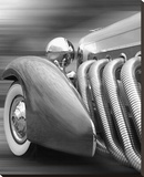 Duesenberg in Motion Stretched Canvas Print by James Richard