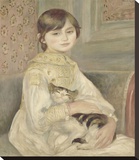 Julie Manet, 1887 Stretched Canvas Print by Renoir Pierre-Auguste