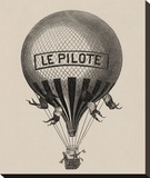 Le Pilote Stretched Canvas Print by Unknown Unknown