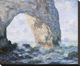 La Manneporte (Etretat), 1883 Stretched Canvas Print by Monet Claude