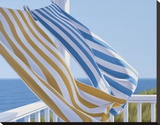 Ocean Breeze Stretched Canvas Print by Saylor Jack