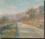 Road of La Roche Guyon, 1880 Stretched Canvas Print by Monet Claude