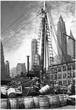 New York City Waterfront 1936 Archival Photo Poster Posters