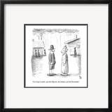 "Let's keep it small—just the Pilgrims, the Indians, and the Rosenthals." - New Yorker Cartoon Posters by Noth Paul