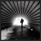 Central Park Tunnel Framed Photographic Print by Evan Moris Cohen