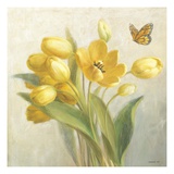 Yellow French Tulips Giclee Print by Danhui Nai