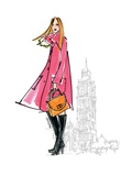 Colorful Fashion I Giclée-tryk af Anne Tavoletti