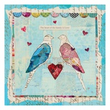 Love Birds Giclee Print by Courtney Prahl