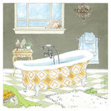 Gold Bath II - Mini Print by Jocelyn Haybittel