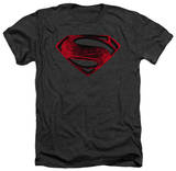 Man of Steel - Red And Black Glyph T-shirts