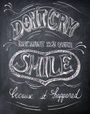 Smile - Mini Kunstdruck von Drako Fontaine