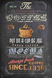 Coffee Menu I - Mini Poster by Drako Fontaine