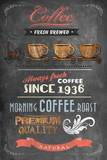 Coffee Menu II - Mini Prints by Drako Fontaine