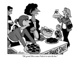 "Oh, great! Here comes Valerie to raise the bar." - New Yorker Cartoon Premium Giclee Print by William Haefeli