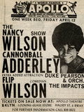 Apollo Theatre: Nancy Wilson, Cannonball Adderley, Duke Pearson, Flip Wilson, and The Impacts; 1968 Giclee Print