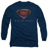 Long Sleeve: Man of Steel - MoS New Logo T-shirts