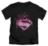 Youth: Man of Steel - Pink Splatter T-shirts