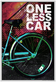 Bicycle - One Less Car Poster Print