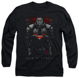 Long Sleeve: Man of Steel - Man Behind T-shirts