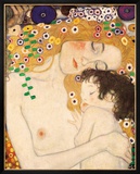 Mother and Child (detail from The Three Ages of Woman), c.1905 Posters by Klimt Gustav