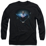 Long Sleeve: Man of Steel - Handcuffed Poster T-Shirt