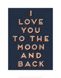 To the Moon and Back Giclee Print