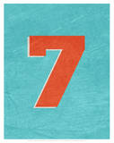 7 Giclee Print
